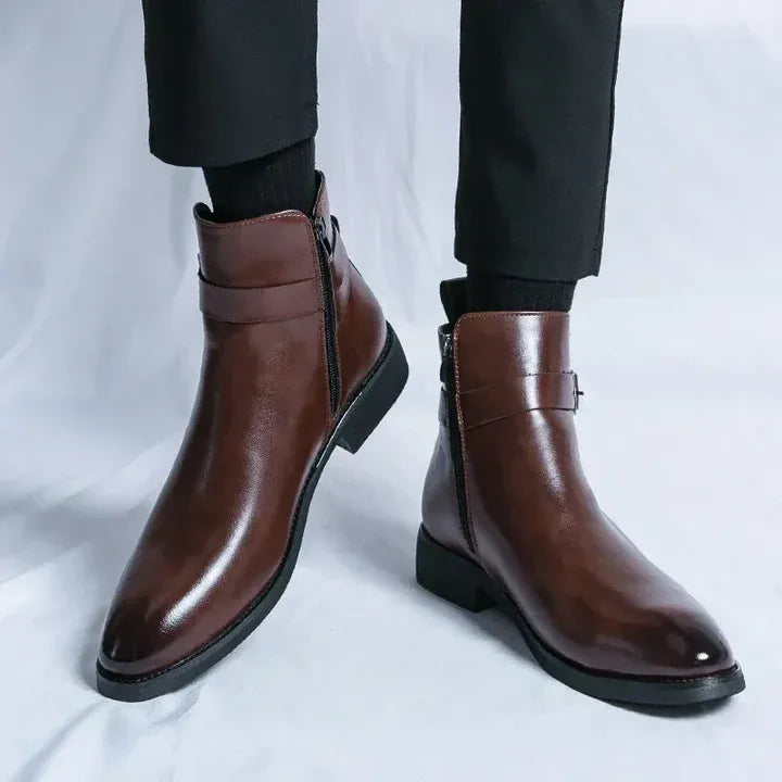 CARLO | GENUINE LEATHER CHELSEA BOOTS