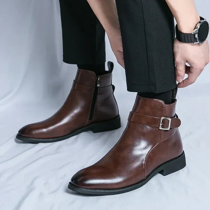 CARLO | GENUINE LEATHER CHELSEA BOOTS