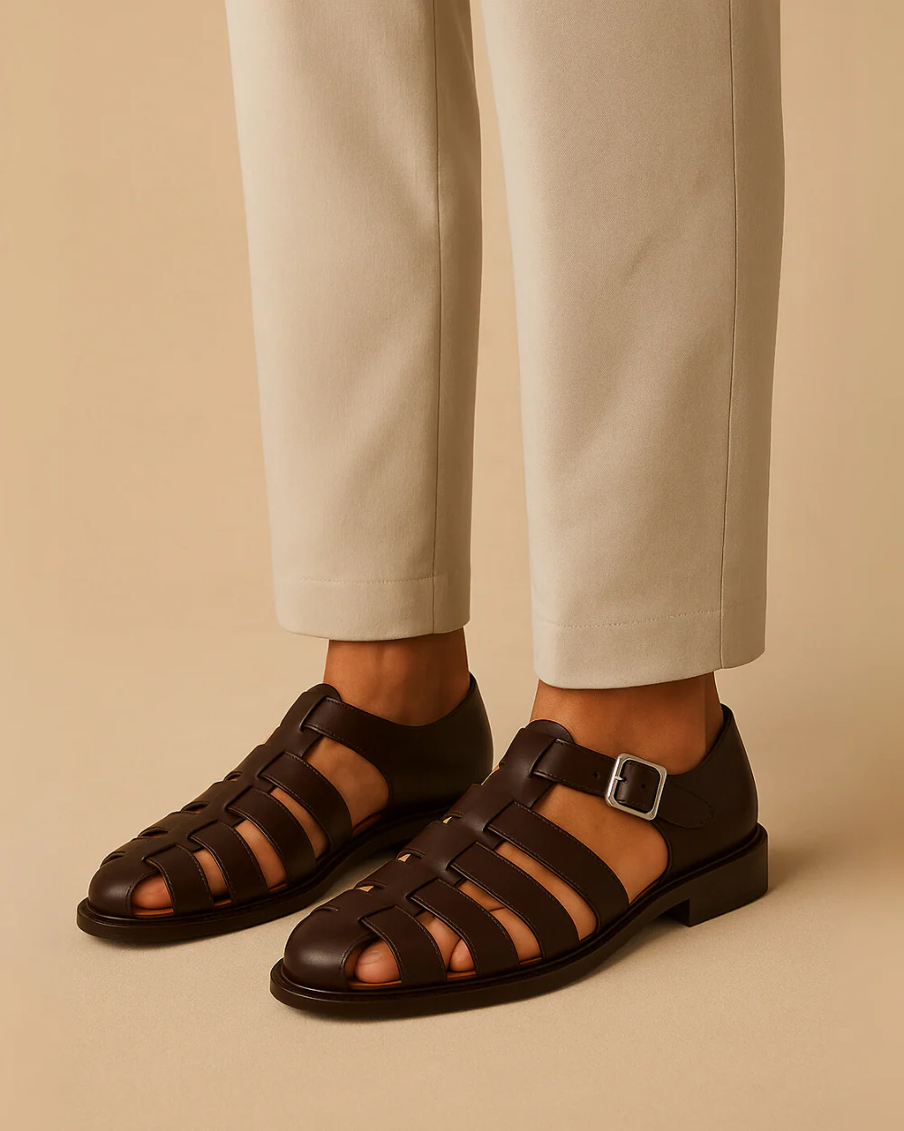 HENRY | CLOSED-TOE SANDAL WITH STRAP