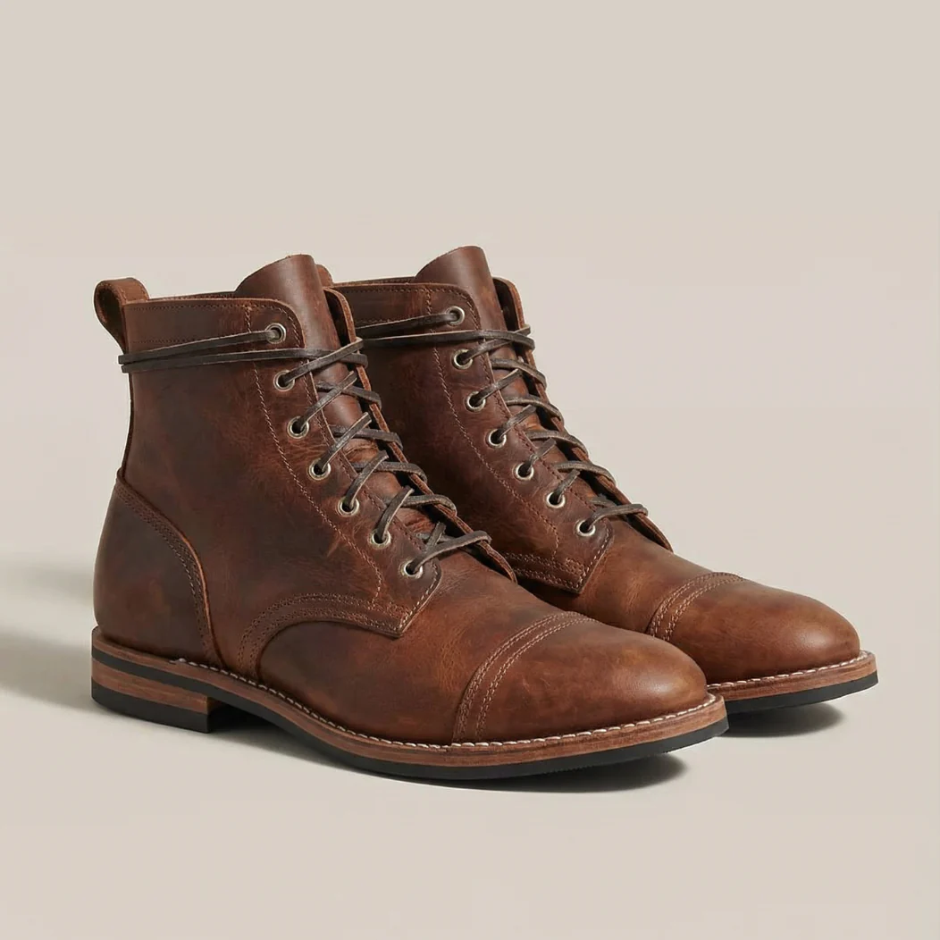 SILAS LEATHER BOOTS