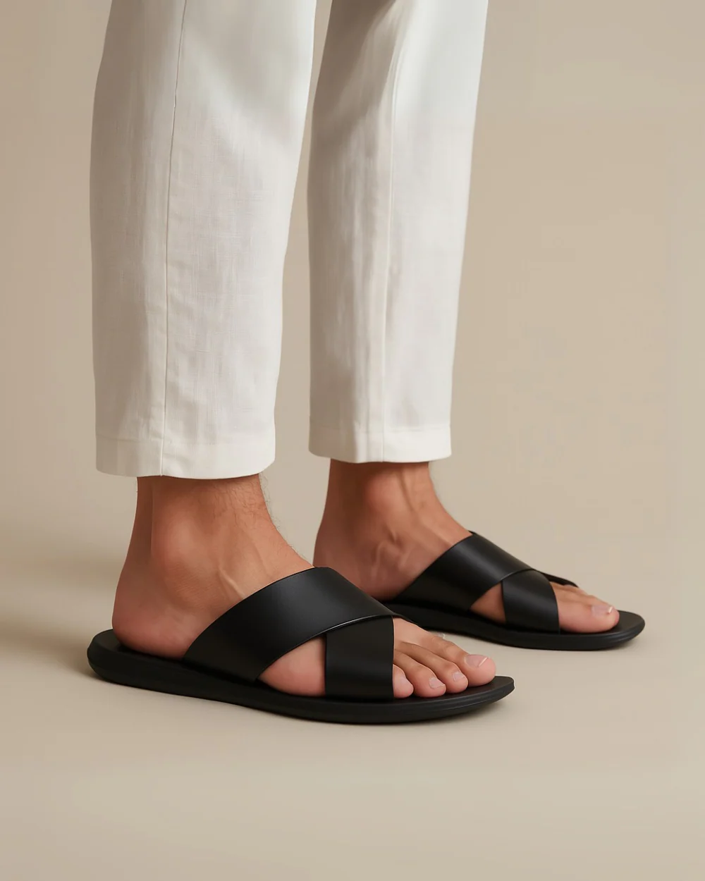 ILLINO | CROSS-STRAP SANDALS