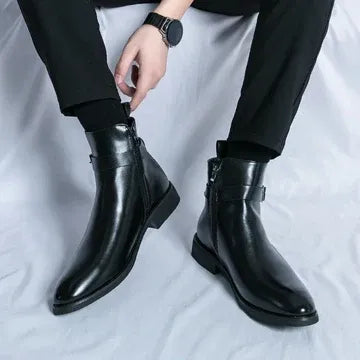 CARLO | GENUINE LEATHER CHELSEA BOOTS