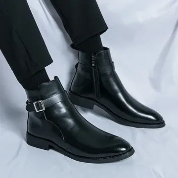 CARLO | GENUINE LEATHER CHELSEA BOOTS