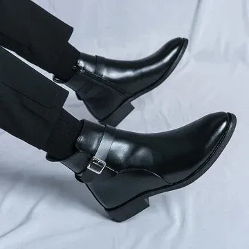 CARLO | GENUINE LEATHER CHELSEA BOOTS