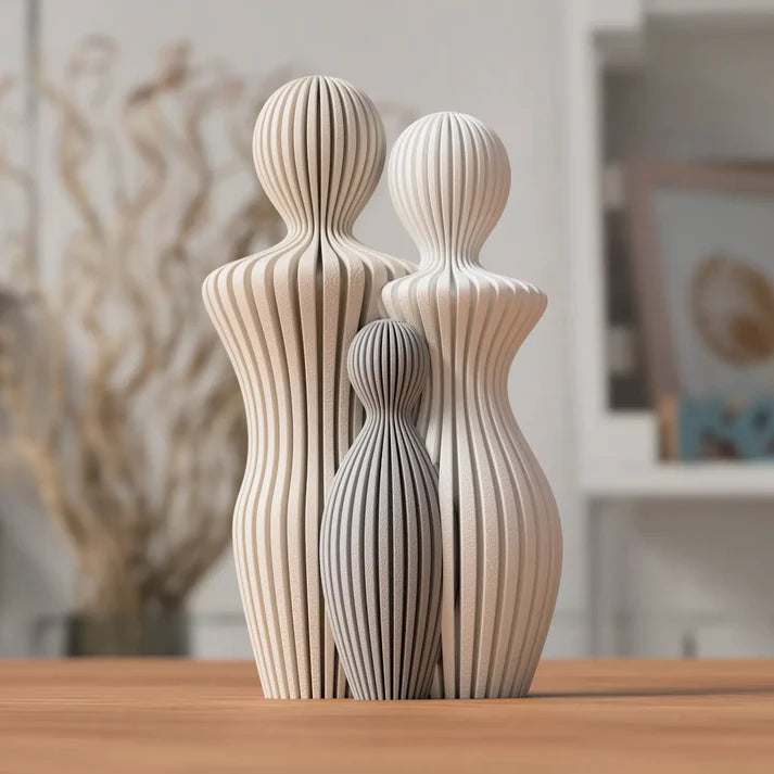 DOUCE & MIDA™ | COMPLETE FAMILY SCULPTURE